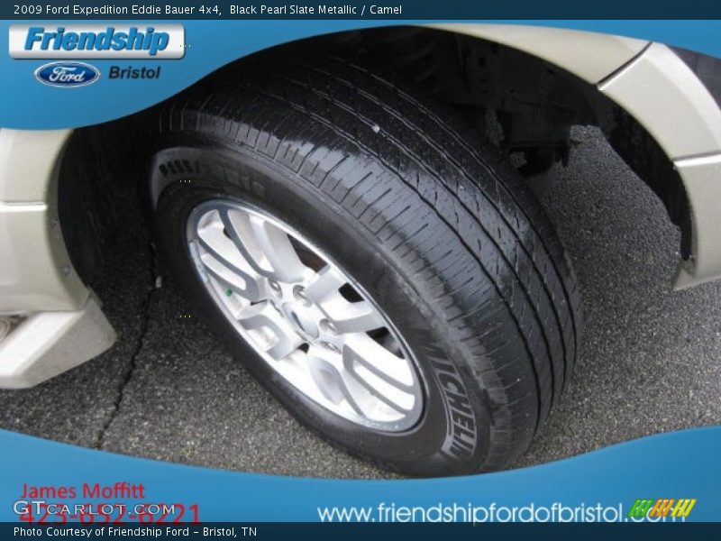 Black Pearl Slate Metallic / Camel 2009 Ford Expedition Eddie Bauer 4x4