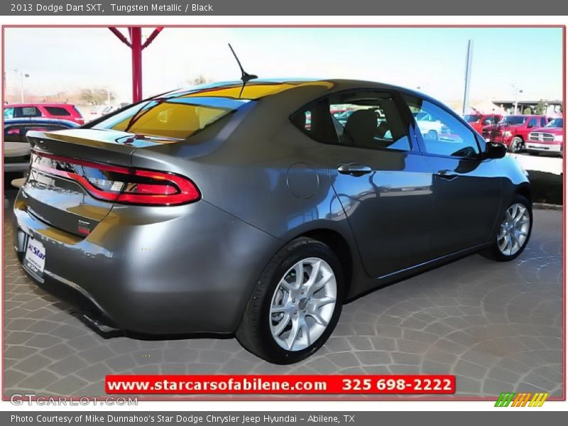 Tungsten Metallic / Black 2013 Dodge Dart SXT