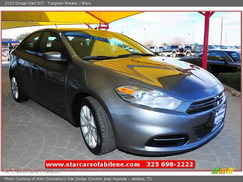 Tungsten Metallic / Black 2013 Dodge Dart SXT