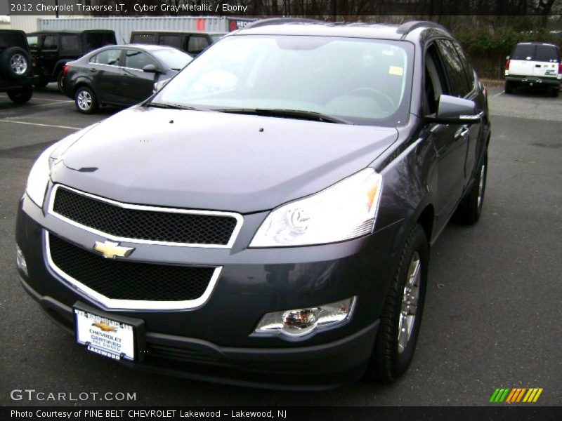 Cyber Gray Metallic / Ebony 2012 Chevrolet Traverse LT