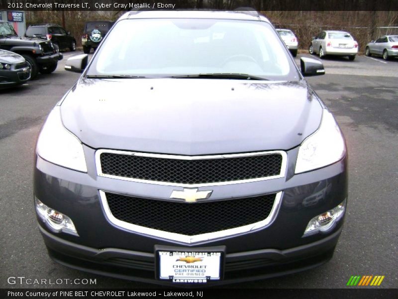 Cyber Gray Metallic / Ebony 2012 Chevrolet Traverse LT