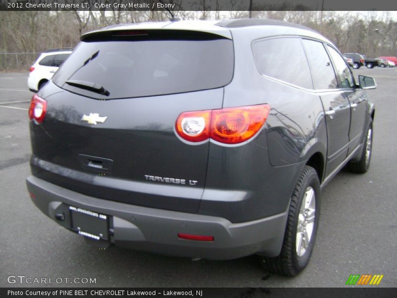 Cyber Gray Metallic / Ebony 2012 Chevrolet Traverse LT