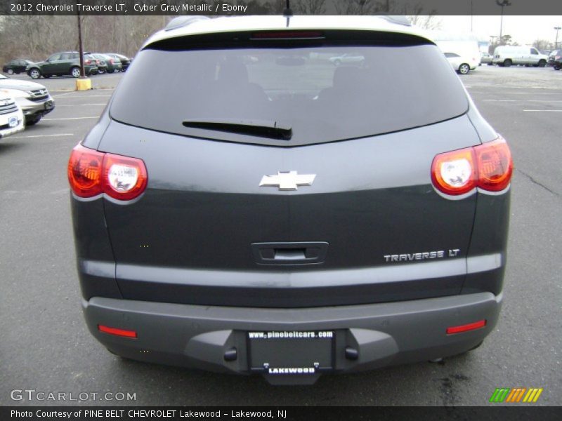 Cyber Gray Metallic / Ebony 2012 Chevrolet Traverse LT