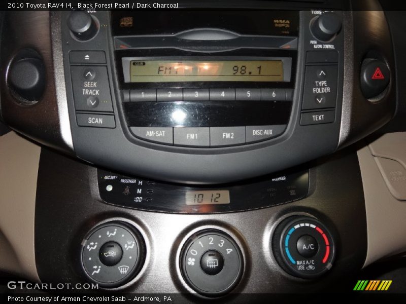 Black Forest Pearl / Dark Charcoal 2010 Toyota RAV4 I4