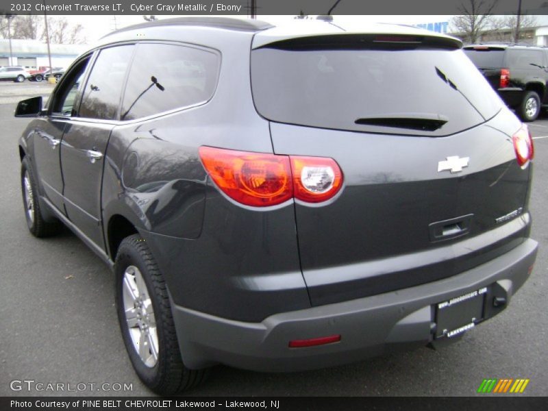 Cyber Gray Metallic / Ebony 2012 Chevrolet Traverse LT