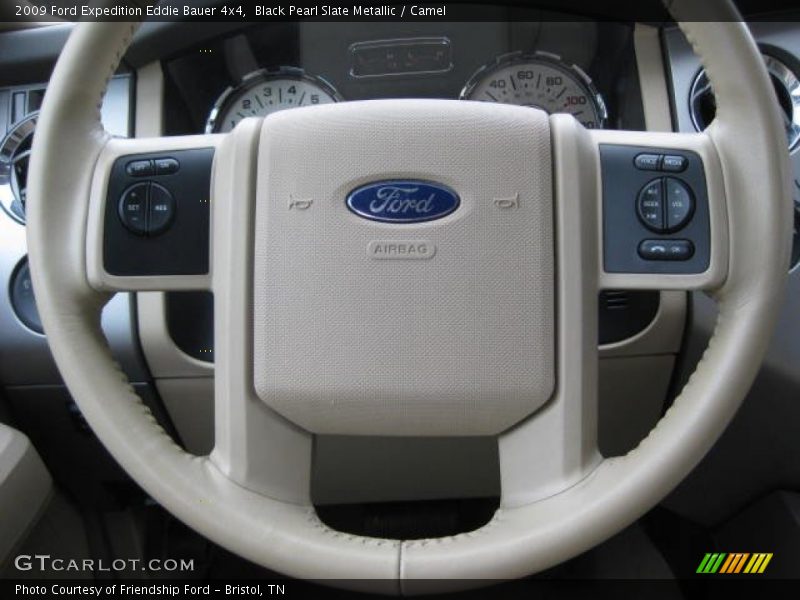 Black Pearl Slate Metallic / Camel 2009 Ford Expedition Eddie Bauer 4x4