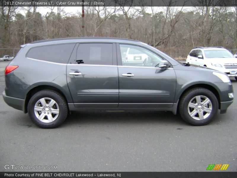 Cyber Gray Metallic / Ebony 2012 Chevrolet Traverse LT