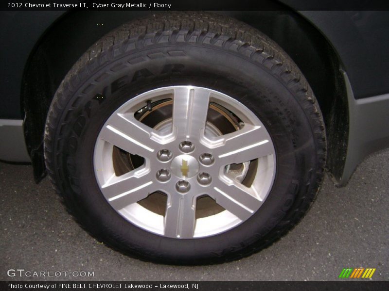 Cyber Gray Metallic / Ebony 2012 Chevrolet Traverse LT