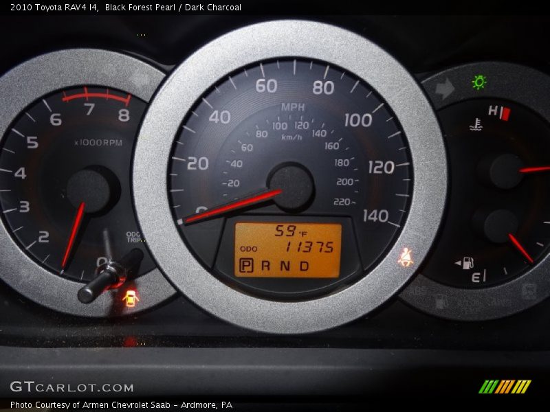 Black Forest Pearl / Dark Charcoal 2010 Toyota RAV4 I4