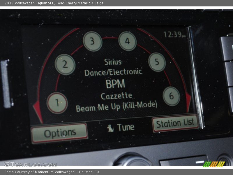 Wild Cherry Metallic / Beige 2013 Volkswagen Tiguan SEL