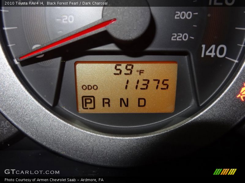 Black Forest Pearl / Dark Charcoal 2010 Toyota RAV4 I4