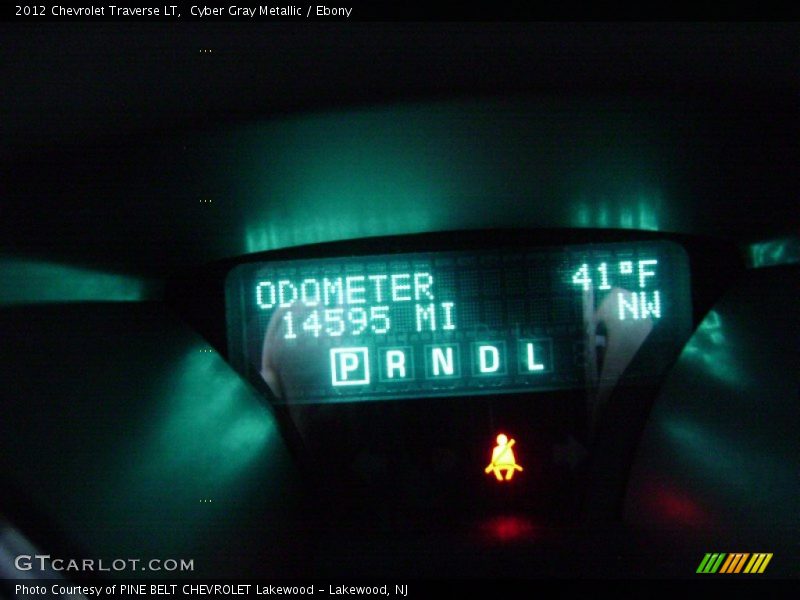 Cyber Gray Metallic / Ebony 2012 Chevrolet Traverse LT