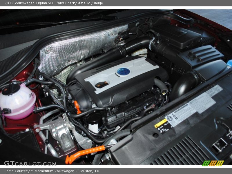 Wild Cherry Metallic / Beige 2013 Volkswagen Tiguan SEL