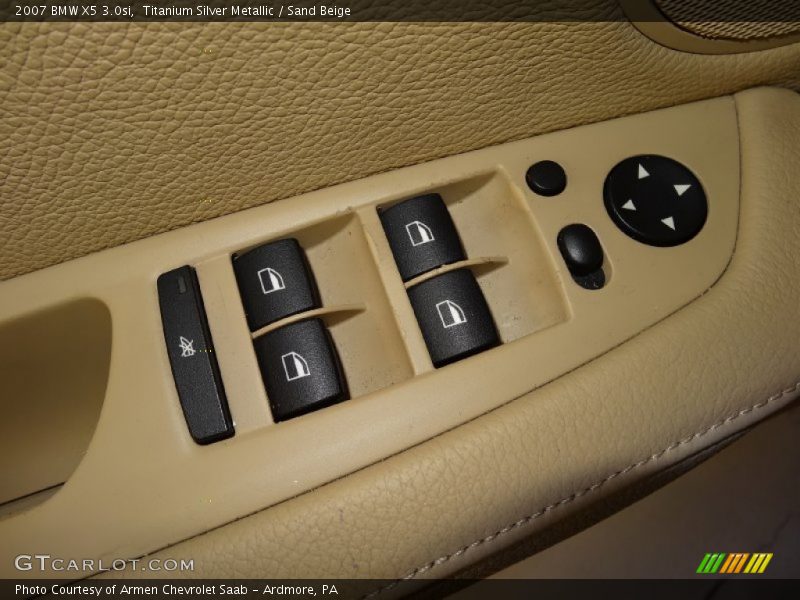 Titanium Silver Metallic / Sand Beige 2007 BMW X5 3.0si