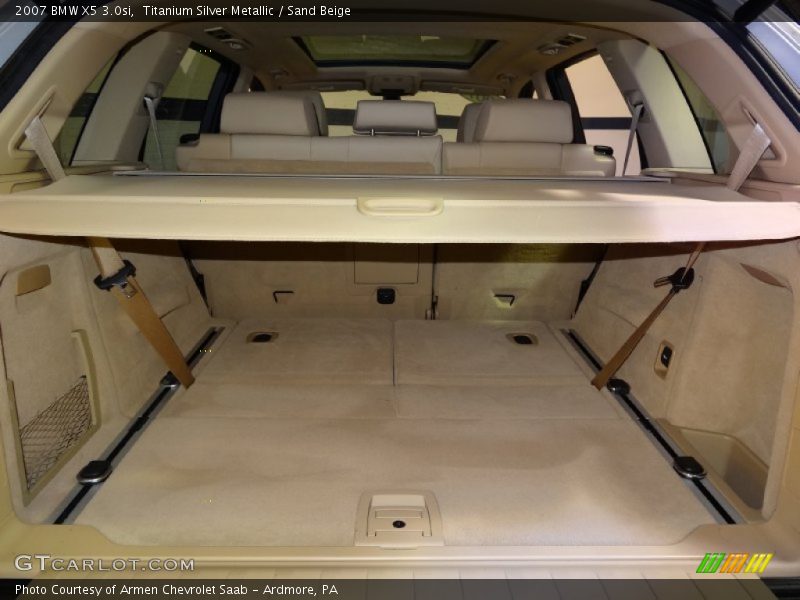 Titanium Silver Metallic / Sand Beige 2007 BMW X5 3.0si