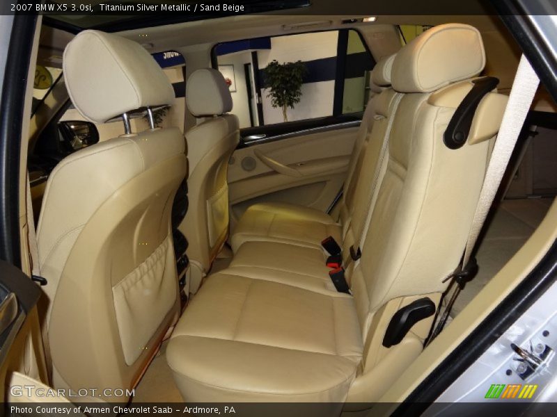 Titanium Silver Metallic / Sand Beige 2007 BMW X5 3.0si