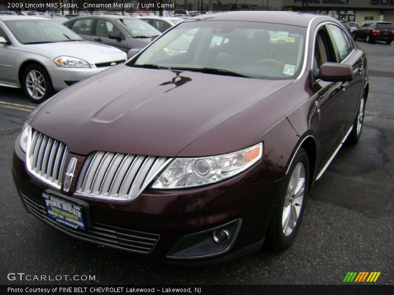 Cinnamon Metallic / Light Camel 2009 Lincoln MKS Sedan