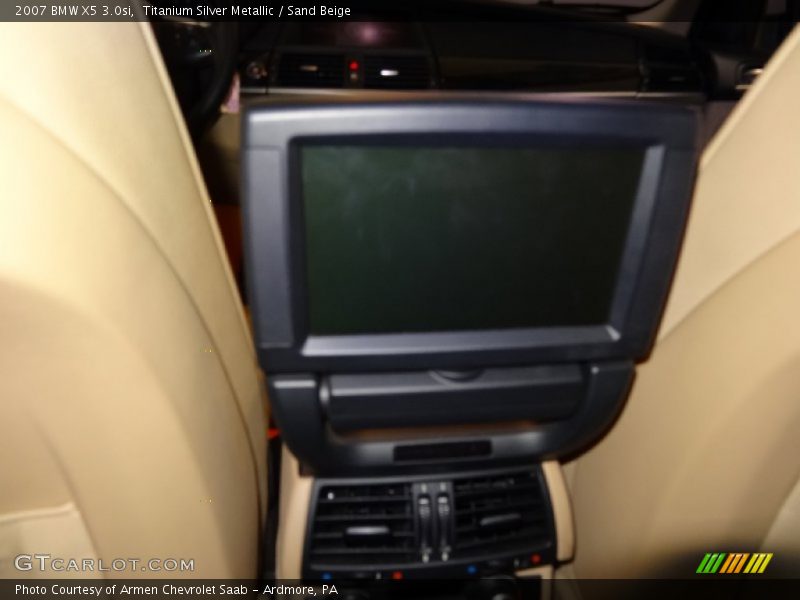 Titanium Silver Metallic / Sand Beige 2007 BMW X5 3.0si