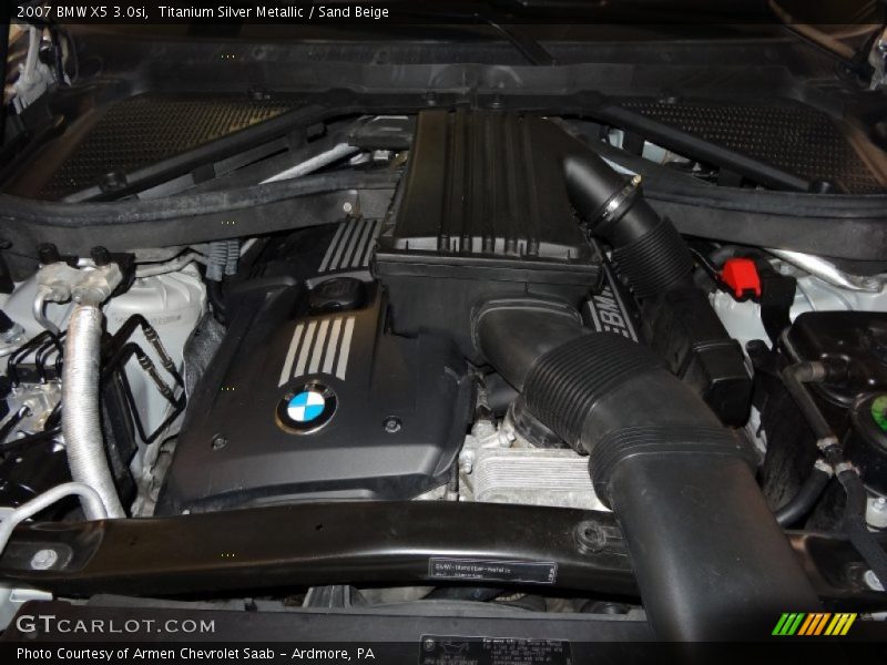 Titanium Silver Metallic / Sand Beige 2007 BMW X5 3.0si
