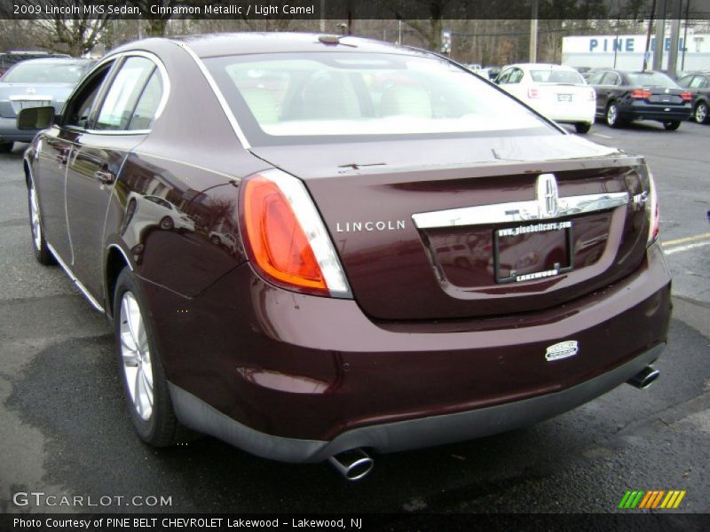 Cinnamon Metallic / Light Camel 2009 Lincoln MKS Sedan