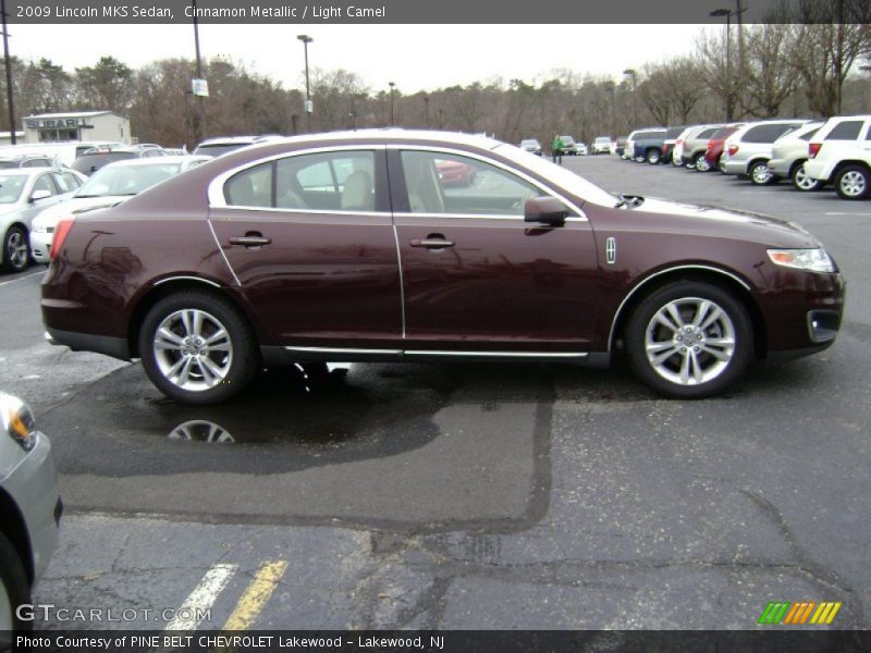 Cinnamon Metallic / Light Camel 2009 Lincoln MKS Sedan