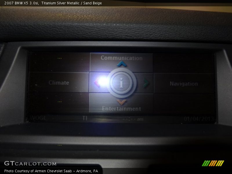 Titanium Silver Metallic / Sand Beige 2007 BMW X5 3.0si