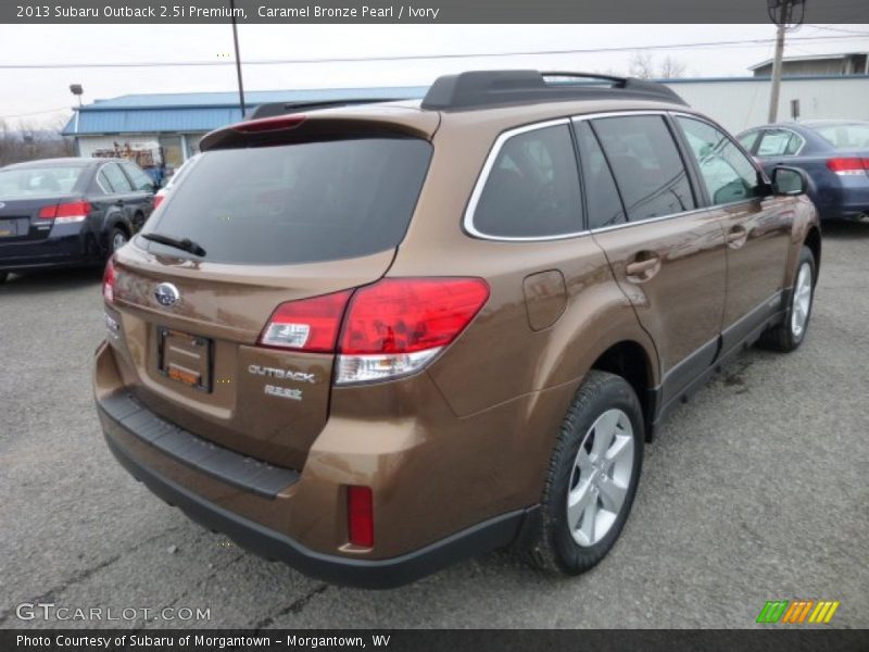 Caramel Bronze Pearl / Ivory 2013 Subaru Outback 2.5i Premium