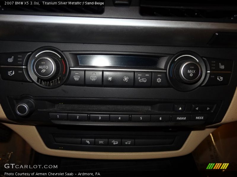 Titanium Silver Metallic / Sand Beige 2007 BMW X5 3.0si
