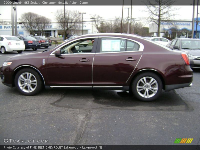 Cinnamon Metallic / Light Camel 2009 Lincoln MKS Sedan