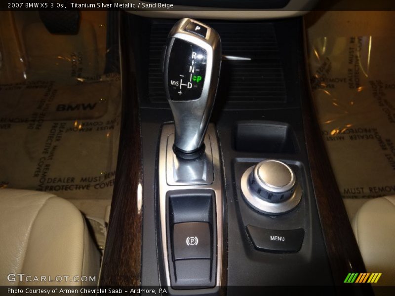 Titanium Silver Metallic / Sand Beige 2007 BMW X5 3.0si