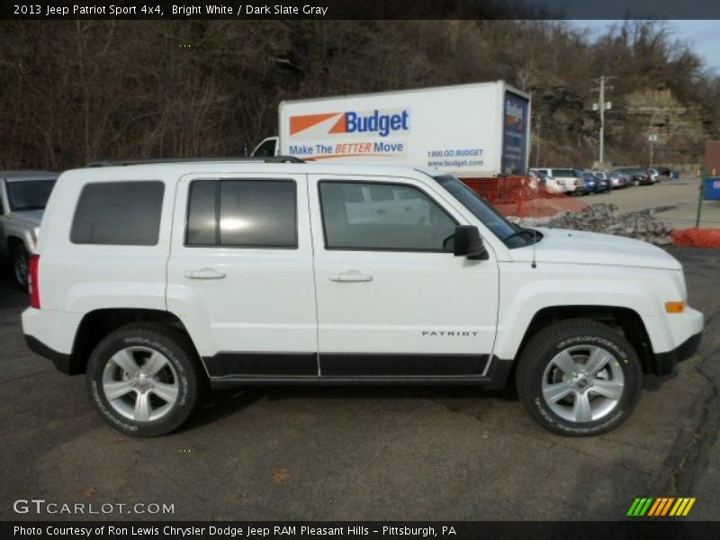 Bright White / Dark Slate Gray 2013 Jeep Patriot Sport 4x4