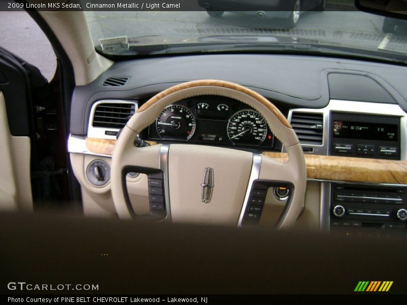 Cinnamon Metallic / Light Camel 2009 Lincoln MKS Sedan