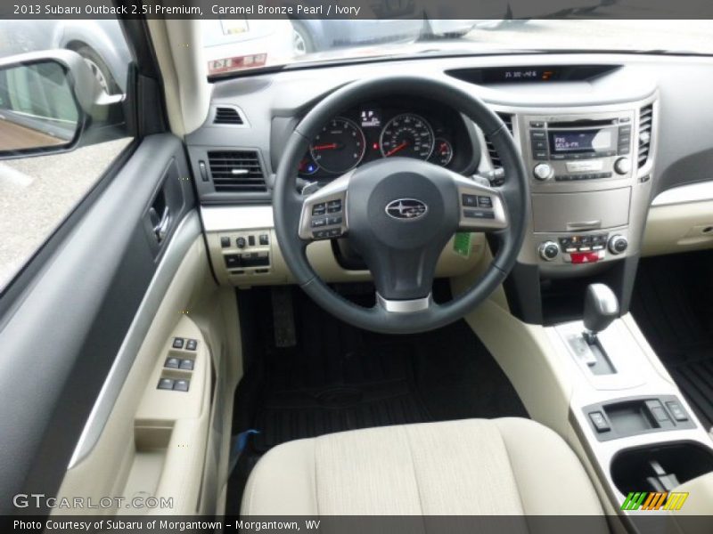 Caramel Bronze Pearl / Ivory 2013 Subaru Outback 2.5i Premium