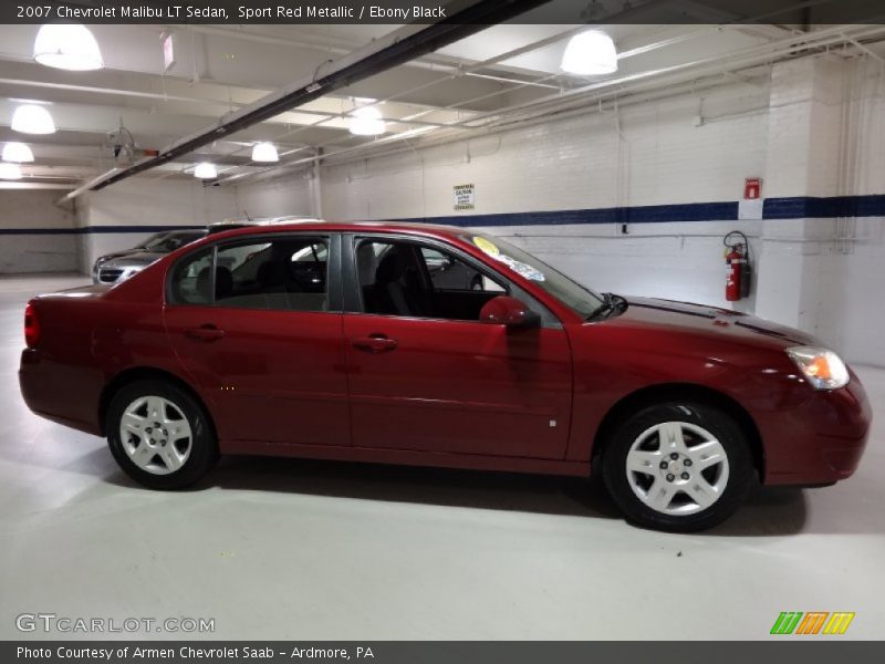 Sport Red Metallic / Ebony Black 2007 Chevrolet Malibu LT Sedan