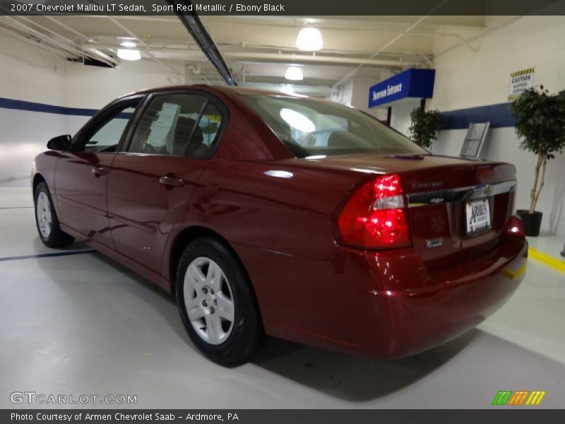 Sport Red Metallic / Ebony Black 2007 Chevrolet Malibu LT Sedan