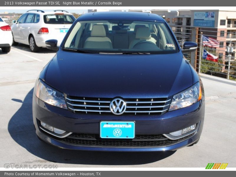 Night Blue Metallic / Cornsilk Beige 2013 Volkswagen Passat TDI SE