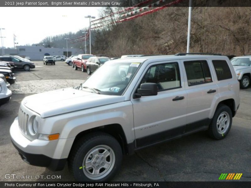 Bright Silver Metallic / Dark Slate Gray 2013 Jeep Patriot Sport