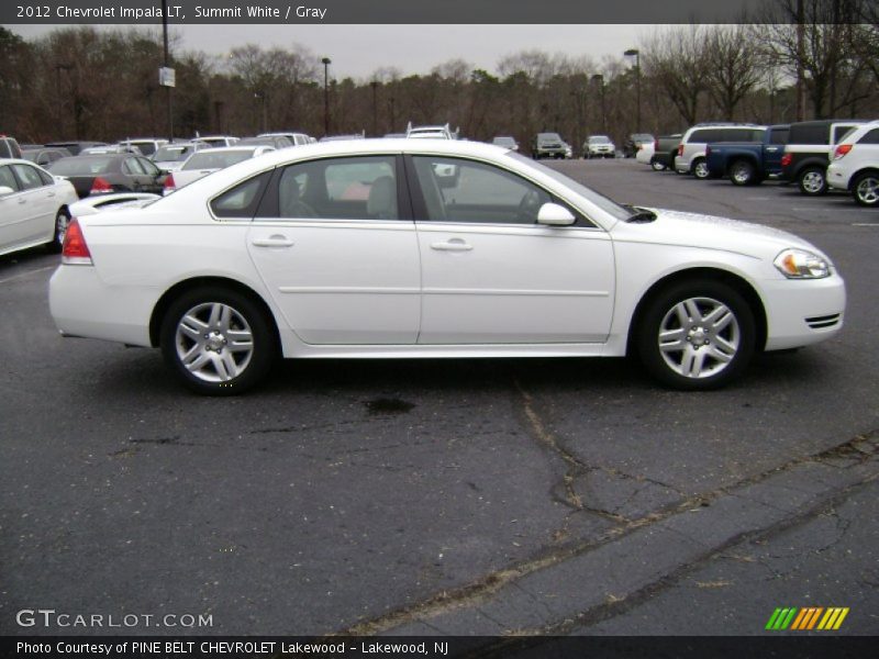 Summit White / Gray 2012 Chevrolet Impala LT