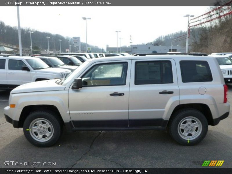 Bright Silver Metallic / Dark Slate Gray 2013 Jeep Patriot Sport