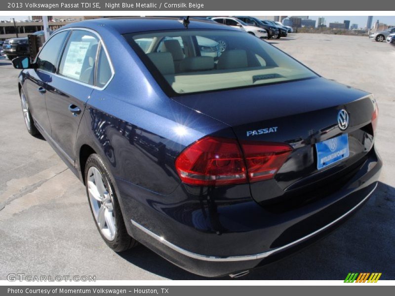 Night Blue Metallic / Cornsilk Beige 2013 Volkswagen Passat TDI SE