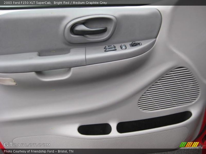 Bright Red / Medium Graphite Grey 2003 Ford F150 XLT SuperCab