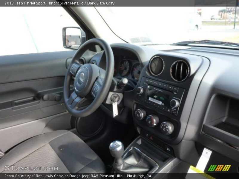 Bright Silver Metallic / Dark Slate Gray 2013 Jeep Patriot Sport