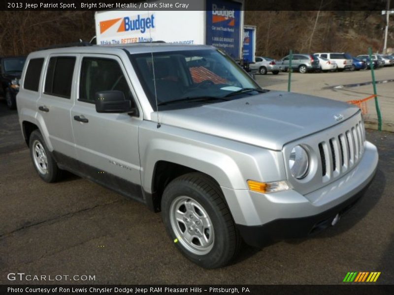 Bright Silver Metallic / Dark Slate Gray 2013 Jeep Patriot Sport