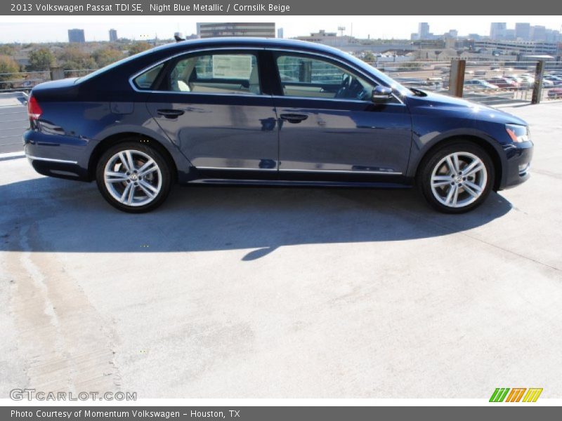 Night Blue Metallic / Cornsilk Beige 2013 Volkswagen Passat TDI SE