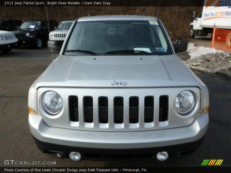 Bright Silver Metallic / Dark Slate Gray 2013 Jeep Patriot Sport