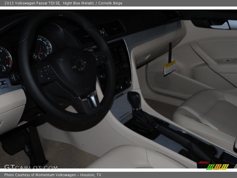 Night Blue Metallic / Cornsilk Beige 2013 Volkswagen Passat TDI SE