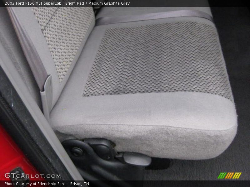 Bright Red / Medium Graphite Grey 2003 Ford F150 XLT SuperCab