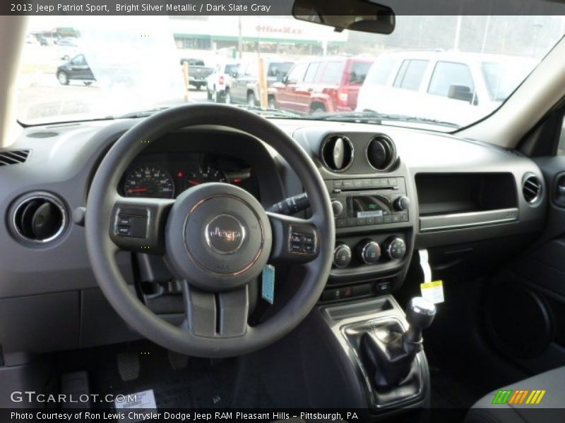 Bright Silver Metallic / Dark Slate Gray 2013 Jeep Patriot Sport