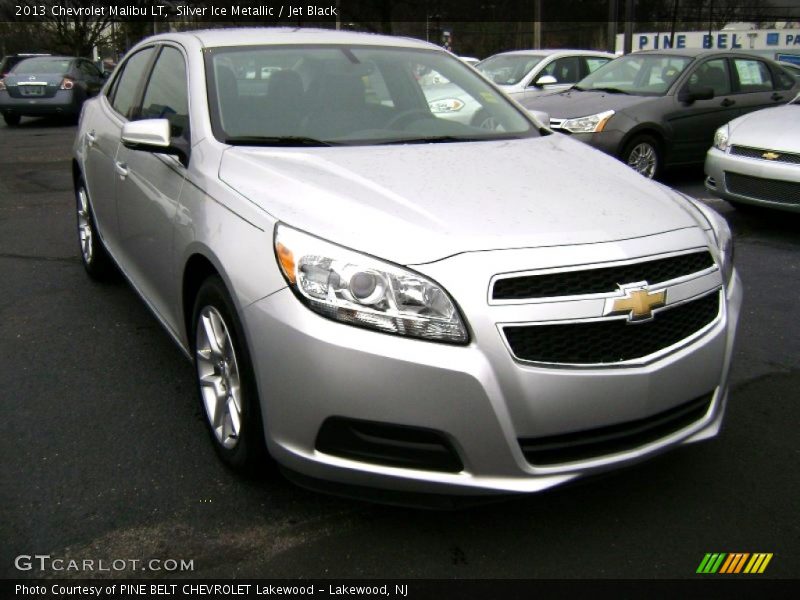Silver Ice Metallic / Jet Black 2013 Chevrolet Malibu LT
