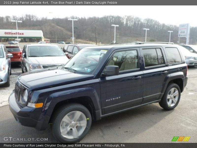 True Blue Pearl / Dark Slate Gray/Light Pebble 2013 Jeep Patriot Latitude 4x4